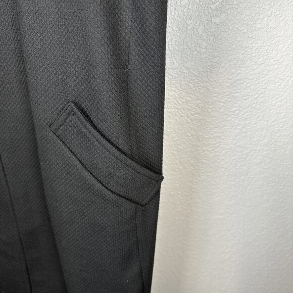 Enzo Tovare Italy Mens Frank Long Car Coat 38 R Black Cotton Blend Classic - Picture 5 of 10